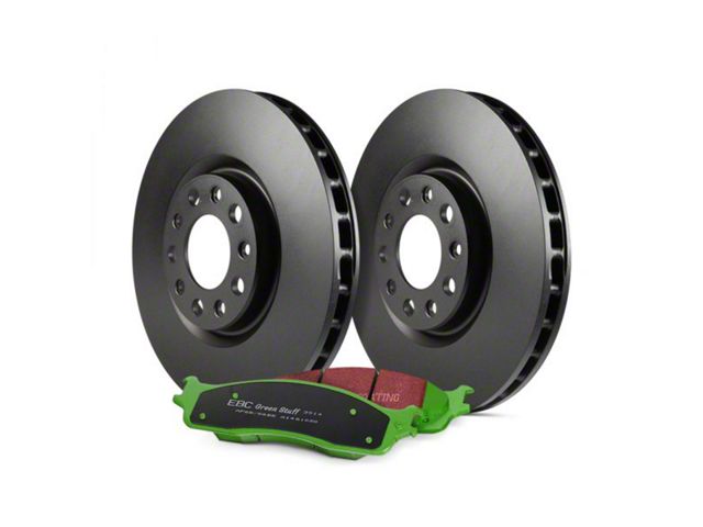 EBC Brakes Stage 14 Greenstuff 6000 Brake Rotor and Pad Kit; Front (93-96 Jeep Grand Cherokee ZJ)