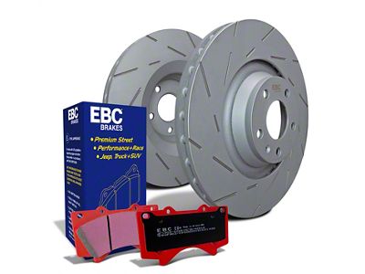 EBC Brakes Stage 15 Orangestuff Brake Rotor and Pad Kit; Rear (05-10 Jeep Grand Cherokee WK, Excluding SRT8)