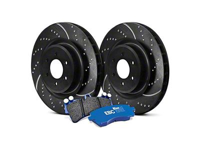 EBC Brakes Stage 6 Bluestuff Brake Rotor and Pad Kit; Front (12-17 Jeep Grand Cherokee WK2 SRT, SRT8)