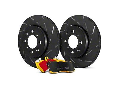 EBC Brakes Stage 9 Yellowstuff Brake Rotor and Pad Kit; Front (11-12 Jeep Grand Cherokee WK2 w/ Vented Rear Rotors, Excluding SRT8)