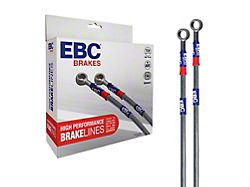 EBC Brakes Stainless Braided Brake Lines; Front and Rear (99-04 Jeep Grand Cherokee WJ)