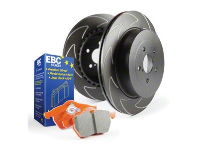 EBC Brakes Stage 7 Orangestuff Brake Rotor and Pad Kit; Front (18-24 Jeep Wrangler JL w/ 342mm Rear Rotors)