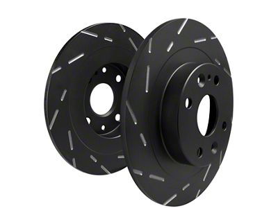 EBC Brakes USR Series Sport Slotted Rotors; Rear Pair (18-25 Jeep Wrangler JL w/ 328mm Rear Rotors)