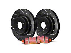 EBC Brakes Stage 8 Orangestuff 6-Lug Brake Rotor and Pad Kit; Front (05-23 Tacoma)