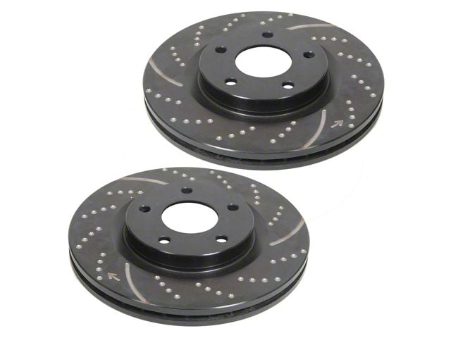 EBC Brakes GD Sport Slotted 6-Lug Rotors; Front Pair (08-24 Titan)