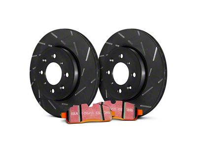 EBC Brakes Stage 15 Orangestuff 6-Lug Brake Rotor and Pad Kit; Rear (17-24 Titan)