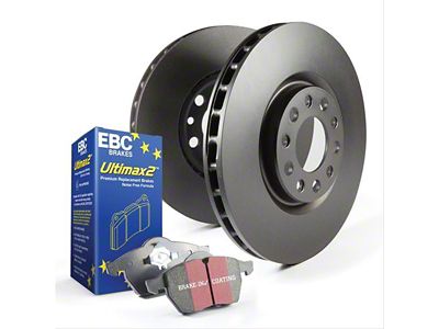 EBC Brakes Stage 1 Ultimax 5-Lug Brake Rotor and Pad Kit; Front (07-21 Tundra)