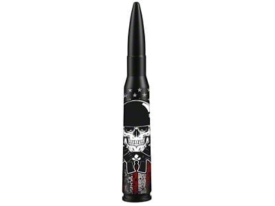 Bullet Antenna; American Skull Black (21-25 Bronco)