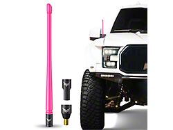 EcoAuto Flexible Replacement Antenna; 12-Inch; Pink (21-24 Bronco)