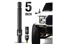 EcoAuto Flexible Replacement Antenna; 5-Inch; Black (21-24 Bronco)