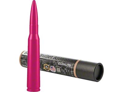 Bullet Antenna; Pink (07-23 Jeep Wrangler JK & JL)