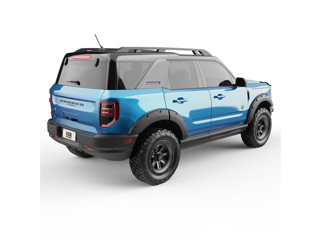 EGR Traditional Bolt-On Look Fender Flares; Matte Black (21-24 Bronco Sport)