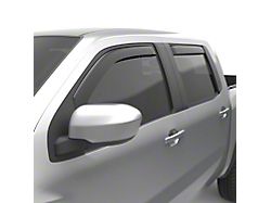 EGR In-Channel Window Visors; Front and Rear; Matte Black (22-25 Frontier Crew Cab)