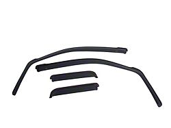 EGR In-Channel Window Visors; Front and Rear; Dark Smoke (14-23 Jeep Cherokee KL)