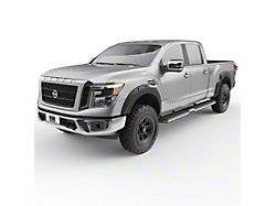 EGR Traditional Bolt-On Look Fender Flares; Matte Black (17-24 Titan Crew Cab)