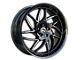 Elegance Luxury Magic Gloss Black Milled 6-Lug Wheel; 22x9.5; 24mm Offset (16-24 Titan XD)