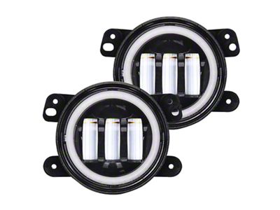 Empire Offroad LED 4-Inch LED Fog Lights with Turn Signal and DRL (07-25 Jeep Wrangler JK & JL)