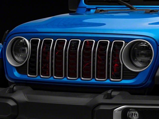 Empire Offroad LED Highland Series RGB+W Grille Strip Kit for Stock Grilles (97-24 Jeep Wrangler TJ, JK & JL)