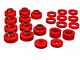 Body Mount Bushings; Red (80-86 Jeep CJ5 & CJ7)