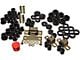 Complete Suspension Bushing Kit; Black (76-79 Jeep CJ5 & CJ7)