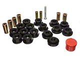 Front Control Arm Bushings; Black (07-18 Jeep Wrangler JK)