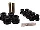 Front Leaf Spring Bushings for Aftermarket Shackles; Black (76-86 Jeep CJ5 & CJ7)