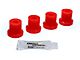 Front Leaf Spring Shackle Bushings; Red (76-86 Jeep CJ5 & CJ7)