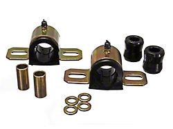 Front Sway Bar Bushings; 30mm; Black (97-06 Jeep Wrangler TJ)