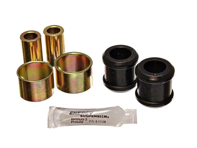 Front Track Arm Bushings; Black (07-11 Jeep Wrangler JK)