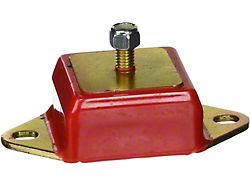 Motor Mount; Red (72-86 3.8L, 4.2L Jeep CJ5 & CJ7)