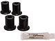 Rear Frame Shackle Bushings; Black (76-86 Jeep CJ5 & CJ7)