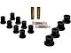 Rear Leaf Spring Bushings for Aftermarket Shackles; Black (76-86 Jeep CJ5 & CJ7)