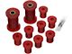 Rear Leaf Spring Bushings for Aftermarket Shackles; Red (76-86 Jeep CJ5 & CJ7)