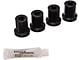 Rear Leaf Spring Shackle Bushings; Black (76-86 Jeep CJ5 & CJ7)