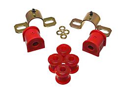 Rear Sway Bar and Endlink Bushings; 16mm; Red (87-06 Jeep Wrangler YJ & TJ)