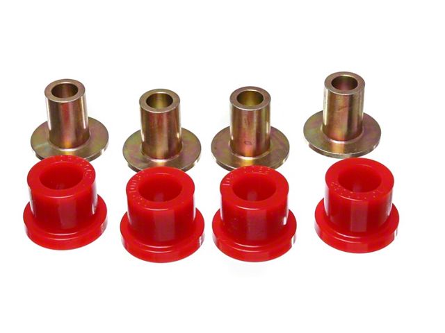 Rack and Pinion Bushings; Red (07-14 Tundra)