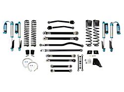 EVO Manufacturing 4.50-Inch Enforcer Stage 4 Suspension Lift Kit with King 2.5 Compression Adjuster Shocks, Front and Rear Track Bars (20-24 3.6L Jeep Gladiator JT)