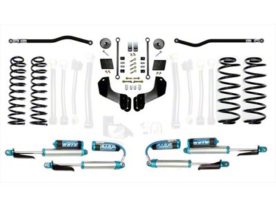 EVO Manufacturing 2.50-Inch Enforcer Stage 1 Overland Suspension Lift Kit with King 2.5 Shocks, Front and Rear Track Bars (20-24 3.0L EcoDiesel Jeep Wrangler JL)