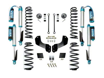 EVO Manufacturing 2.50-Inch Enforcer Stage 1 Overland Suspension Lift Kit with King 2.5 Compression Adjuster Shocks (18-24 2.0L or 3.6L Jeep Wrangler JL, Excluding 4xe)