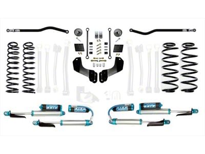 EVO Manufacturing 2.50-Inch Enforcer Stage 1 Overland Suspension Lift Kit with King 2.5 Shocks, Front and Rear Track Bars (18-24 2.0L or 3.6L Jeep Wrangler JL, Excluding 4xe)