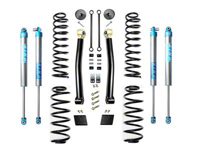 EVO Manufacturing 2.50-Inch Enforcer Stage 2 Suspension Lift Kit with EVO Spec King 2.0 Shocks (21-24 Jeep Wrangler JL 4xe)