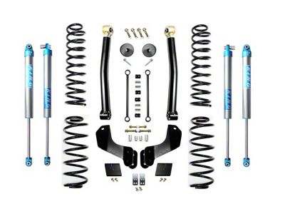 EVO Manufacturing 2.50-Inch Enforcer OVERLAND Stage 2 Suspension Lift Kit with EVO Spec King 2.0 Shocks (21-24 Jeep Wrangler JL 4xe)