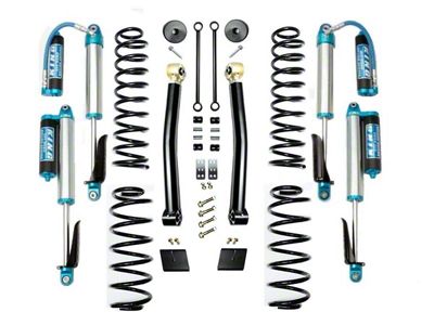 EVO Manufacturing 2.50-Inch Enforcer Stage 2 Suspension Lift Kit with King 2.5 Shocks (21-25 Jeep Wrangler JL 4xe)