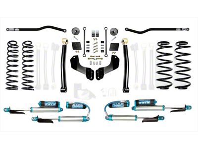 EVO Manufacturing 2.50-Inch Enforcer Stage 2 Overland Suspension Lift Kit with King 2.5 Shocks, Front and Rear Track Bars (20-24 3.0L EcoDiesel Jeep Wrangler JL)