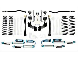 EVO Manufacturing 2.50-Inch Enforcer Stage 2 Overland Suspension Lift Kit with King 2.5 Shocks, Front and Rear Track Bars (18-24 2.0L or 3.6L Jeep Wrangler JL, Excluding 4xe)