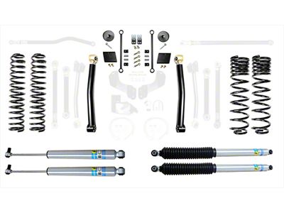 EVO Manufacturing 2.50-Inch Enforcer Stage 2 Suspension Lift Kit with Bilstein Shocks (20-24 3.6L Jeep Gladiator JT, Excluding Mojave)