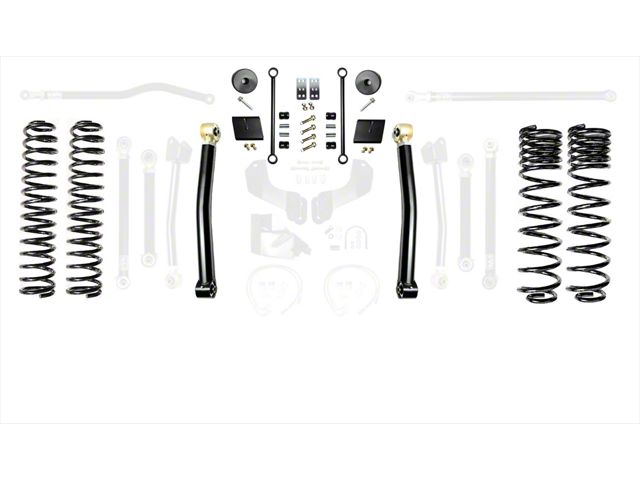 EVO Manufacturing 2.50-Inch Enforcer Stage 2 Suspension Lift Kit (20-24 3.6L Jeep Gladiator JT)