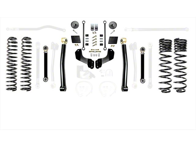 EVO Manufacturing 2.50-Inch Enforcer Stage 3 Overland Suspension Lift Kit (20-24 3.0L EcoDiesel Jeep Gladiator JT)