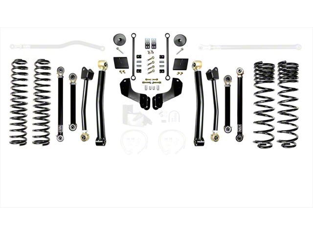 EVO Manufacturing 2.50-Inch Enforcer Stage 4 Overland Suspension Lift Kit (20-24 3.6L Jeep Gladiator JT)