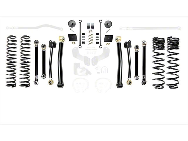 EVO Manufacturing 2.50-Inch Enforcer Stage 4 Suspension Lift Kit (20-24 3.6L Jeep Gladiator JT)